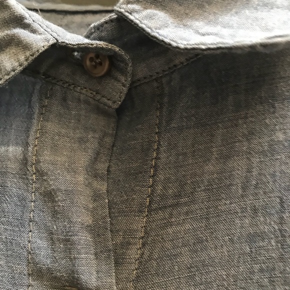 Cailey 22 chambray long sleeve blouse XS - Picture 4 of 7